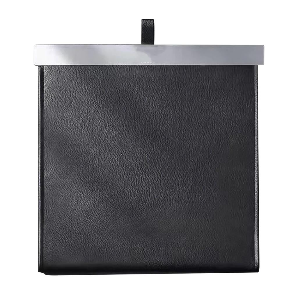 Кожаный автомобильный мусорный мешок, водонепроницаемое ведро для хранения, подвесное мусорное ведро на заднее сиденье автомобиля, органайзер для спинки сиденья автомобиля, сумка для хранения TeslaY X