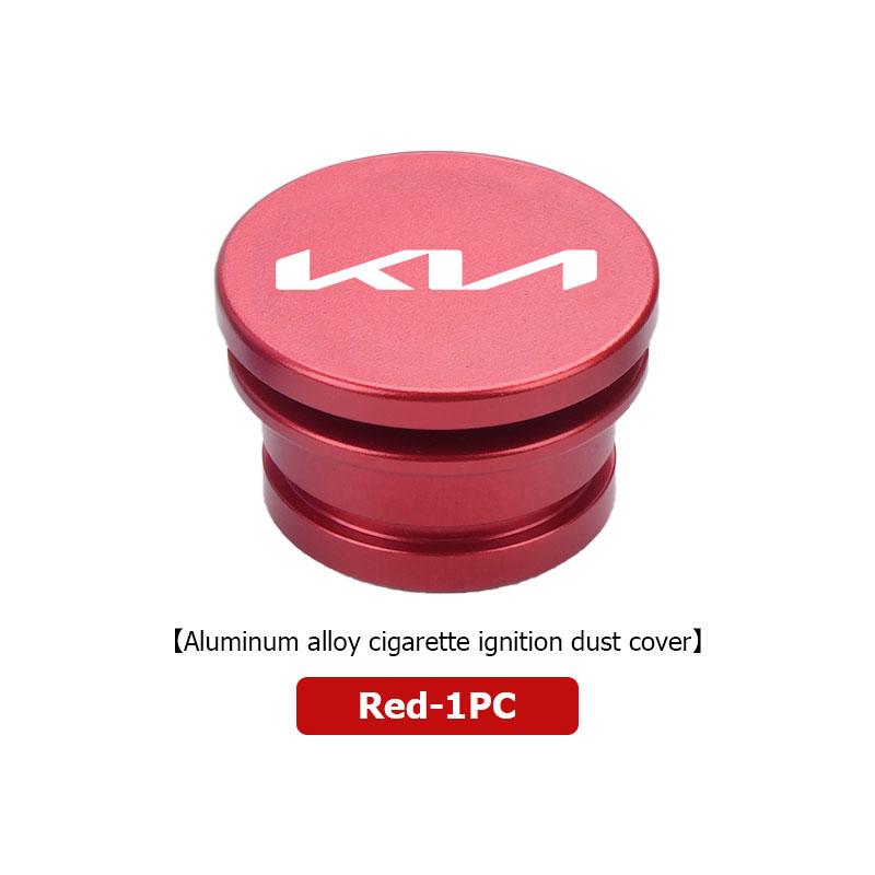 CKTJ8 Car Cigarette Lighter Cap Aluminum Alloy Auto Accessories For KIA Cerato Soul Venga Forte Spectra Sedona Niro Cadenza