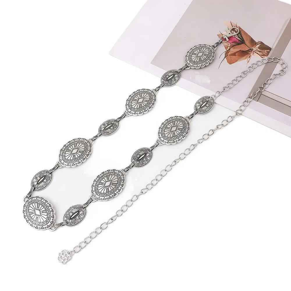 Belly Chain Dress Belt Chains Oval Tassel Body Chain Fashion Bohemian Waist Chains Women