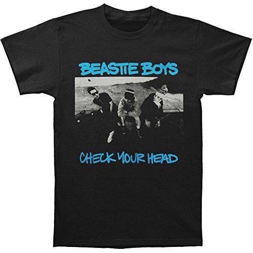 Beastie Boys Men's Check Your Head Slim Fit T-Shirt Black Unisex T-Shirt