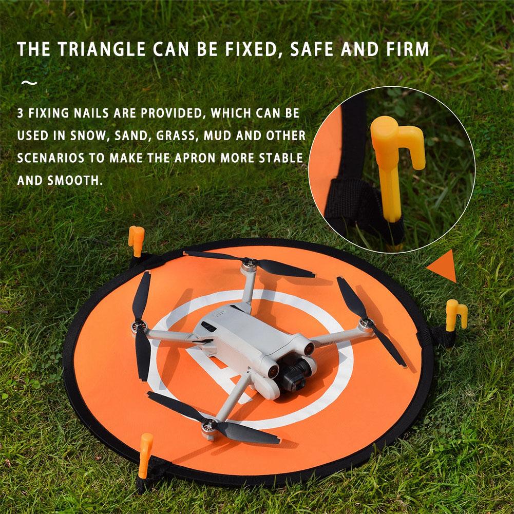 Drone Landing Pad for DJI MINI 4 PRO/MAVIC 3/Avata/Air 3 Universal Helipad Foldable Double-Sided Waterproof Launch Pad Accessory