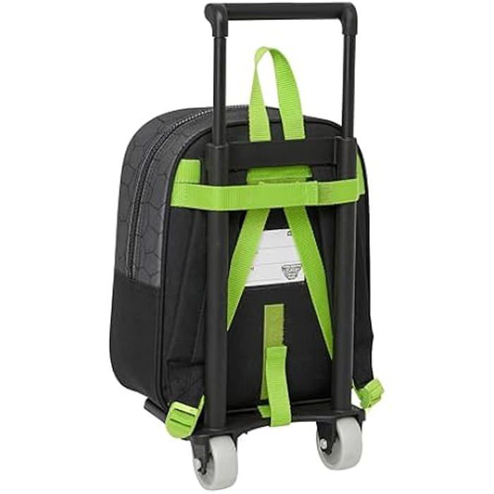 Рюкзак для детского сада - SAFTA - Черепашки-ниндзя - Удобный - Универсальный - Включает тележку