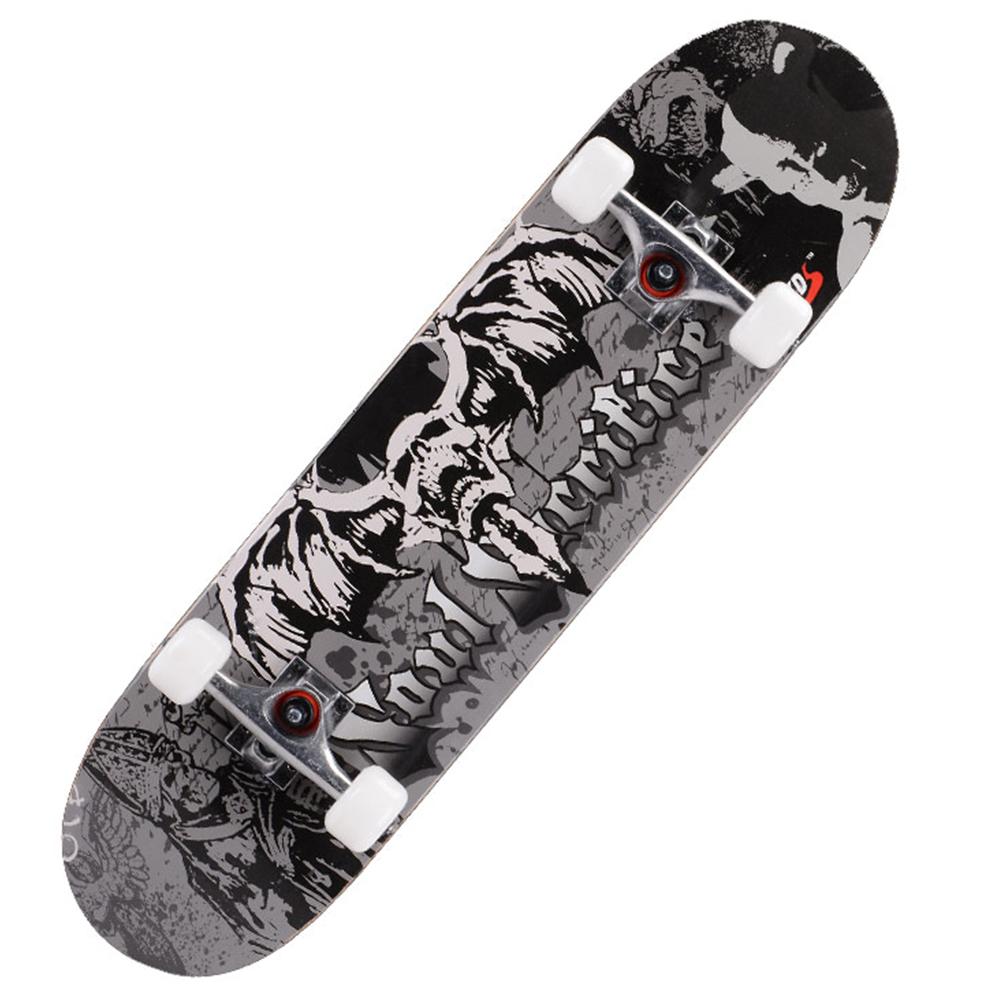 31-дюймовый уличный кленовый скейтборд для взрослых, четырехколесный скейтборд из сплава с двойным наклоном и принтом, длинная доска для начинающих, подростков