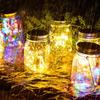 Solar Lights Jar LED Fairy Light Outdoor Garden Hangers Handles Widely Used Lights Fairy Lights