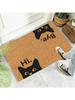Black Cat Carpet Cute Cartoon Doormat Soft Welcome Mat Carpet For Live Room  Rug For Bedroom Outdoor Carpet Home Decorati