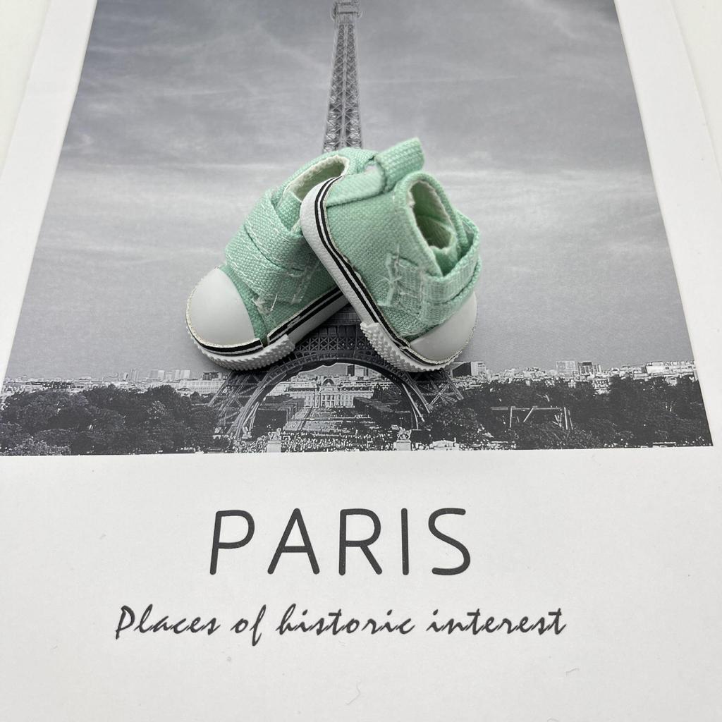 20 см BJD кукольные туфли из парусины с липучками, размер 5 см Мини для кукол SD