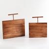 Creative Art Geometric Solid Wood Chopping Board Modern Minimalist Home Restaurant Model Room Kitchen Ornaments Desktop Decorations