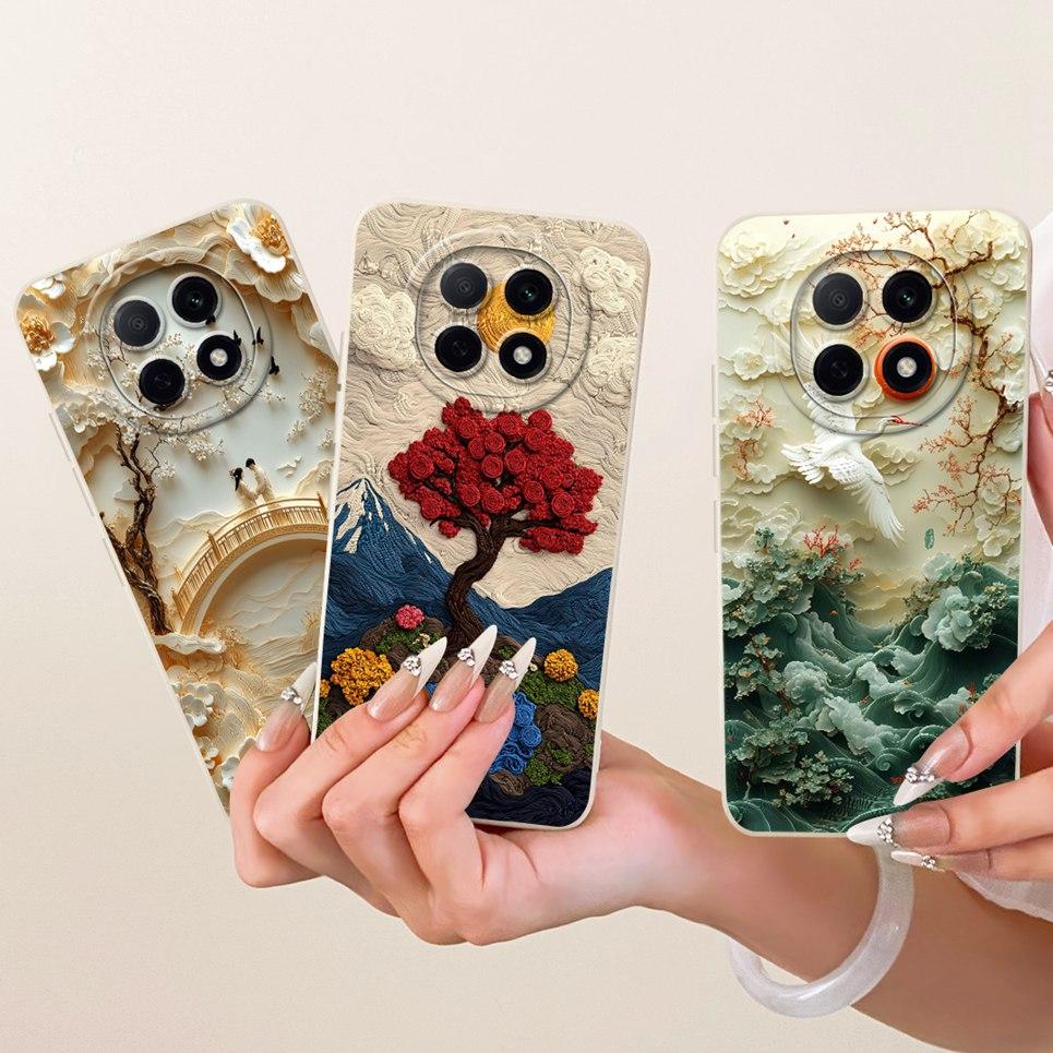 For Oppo A5 Pro OppoA5 4G 5G Phone Case Bow Pattern Flower Butterfly Girly Back Cover Silicone Soft Casing CPH2695 CPH2735