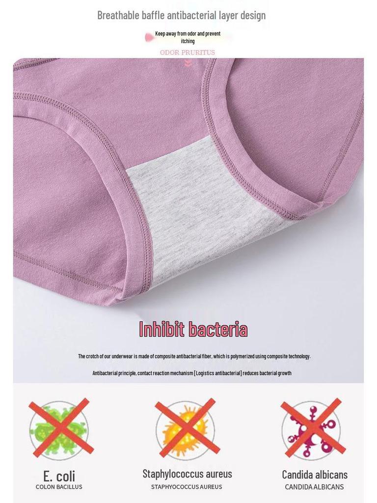 Plus Size High Waist Cotton Briefs for Middle-aged & Elderly Women - Breathable Tummy Control