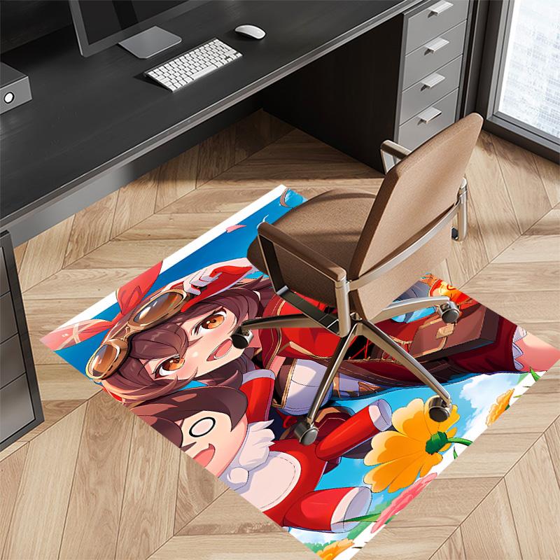Genshin Impact characters7 Printed Absorbent Washable Carpet, Non-Slip Bathroom Mats, Kitchen Rugs, Yoga Mat,Living Room Entrance, Camping Picnic Rugs