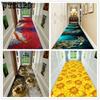 3D Pattern Sunflower Print Carpet, Living Room Bedroom Home Decoration Carpet Bathroom Balcony Non-slip Doormat Birthday Present