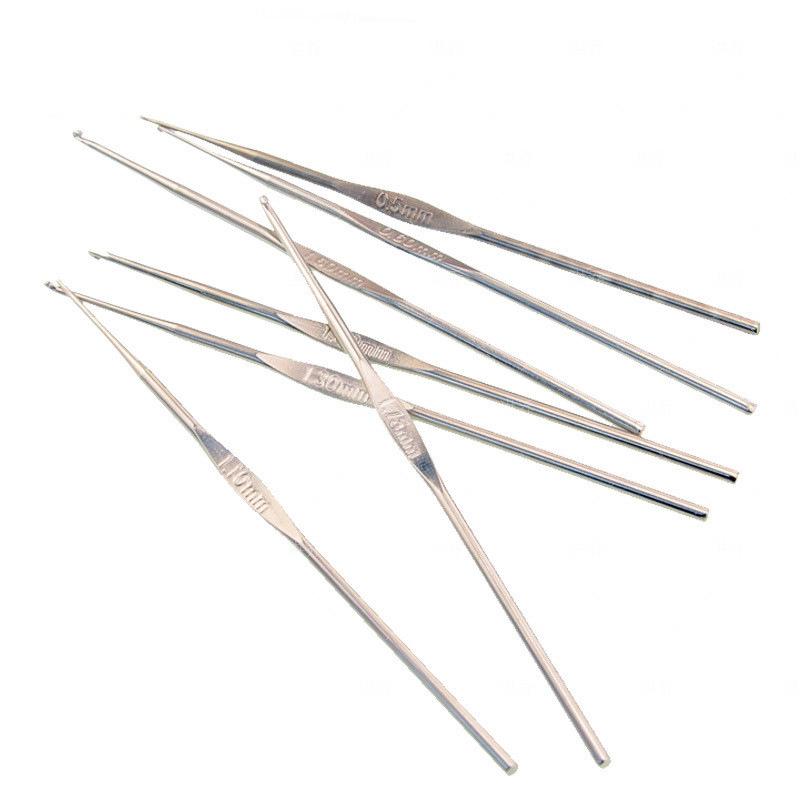 10 шт., крючки для вязания крючком, вязание крючком, спицы, набор вязальных спиц, комплект для вязания крючком