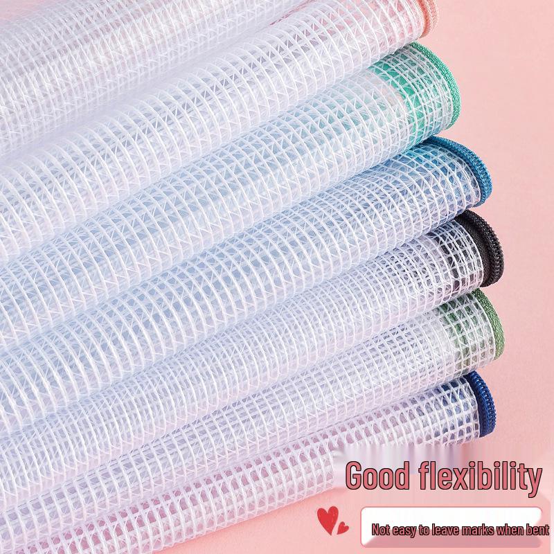 Transparent A4 Zipper Bag - Large Capacity, Waterproof Document Storage for Students