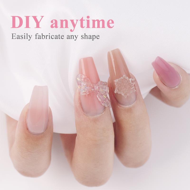 15 мл антипригарный гель для наращивания ногтей, набор лаков для ногтей, резьба по цветку, дизайн ногтей, однотонный акриловый гель-лак для ногтей, полигель для ногтей