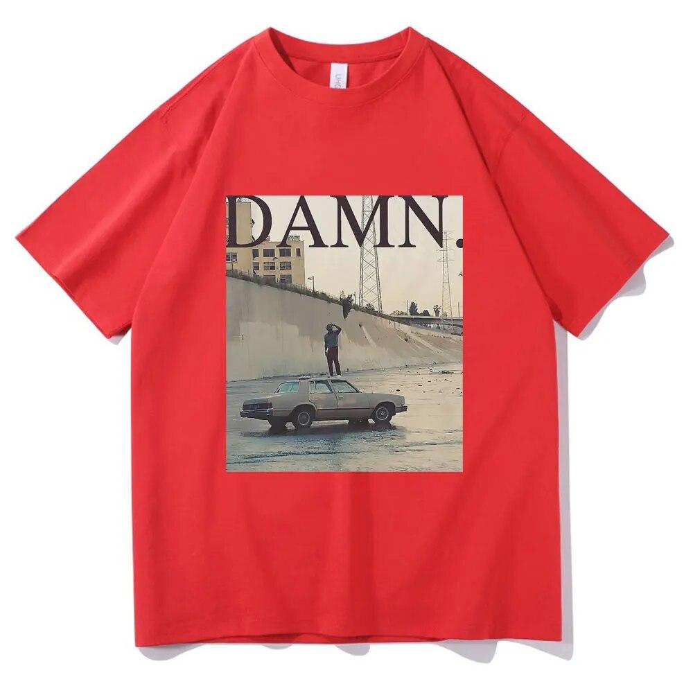 Футболки с рэпером Kendrick Lamar Damn Mr Morale и The Big Steppers Album Ретро футболка унисекс, женские хлопковые футболки большого размера, уличная одежда