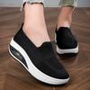 Women’s Black Running Sneakers Casual Red Sport Shoes Coffee Thick Sole Height Increase Platform Shoes Over Sized
