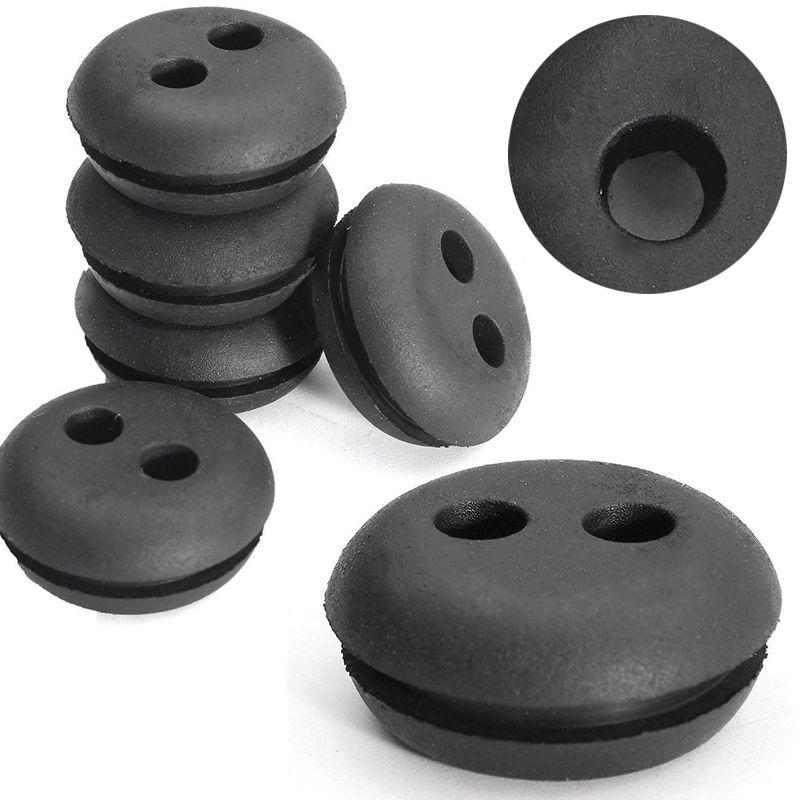 5Pcs 2 Hole Fuel Gas Tank Grommet Replacement For Stihl Honda Trimmer Lawn Mower