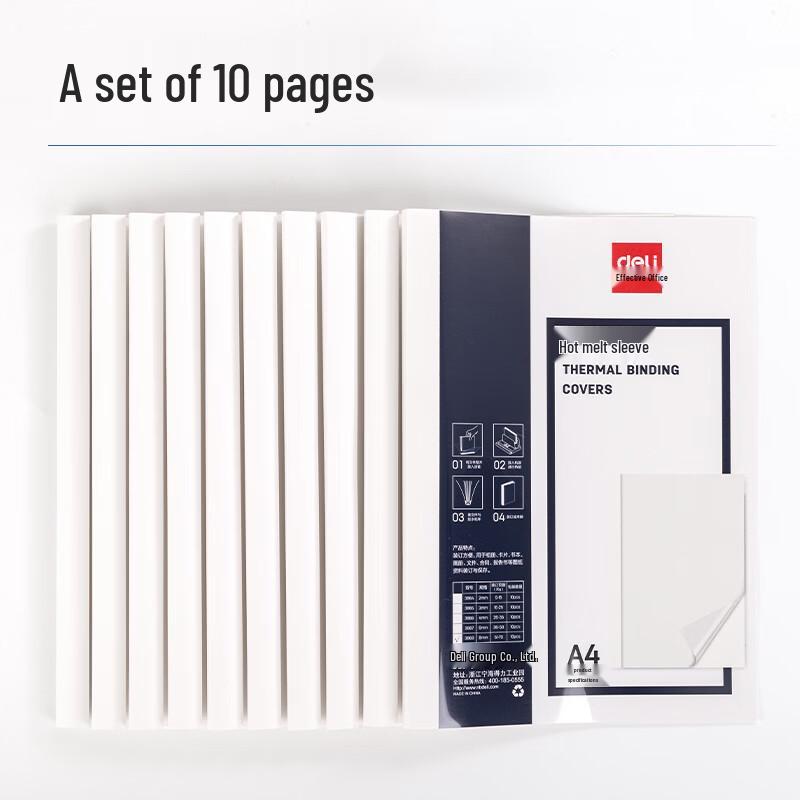 Deli A4 Thermal Binding Covers CN plug (adapter included)