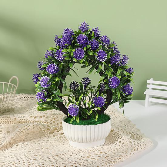 Красивая имитация горшечных растений. Реалистичная четкая текстура. Создает жизненную силу.