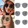 Круглые солнцезащитные очки в металлической оправе, женские классические круглые солнцезащитные очки для путешествий, очки в стиле ретро, ​​очки UV400
