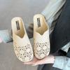 Slippers for Women In Summer, Thick Soled Sandals for Outdoor Wear, Beach Shoes, Light and Soft Soled, Toe Wrapped Slippers