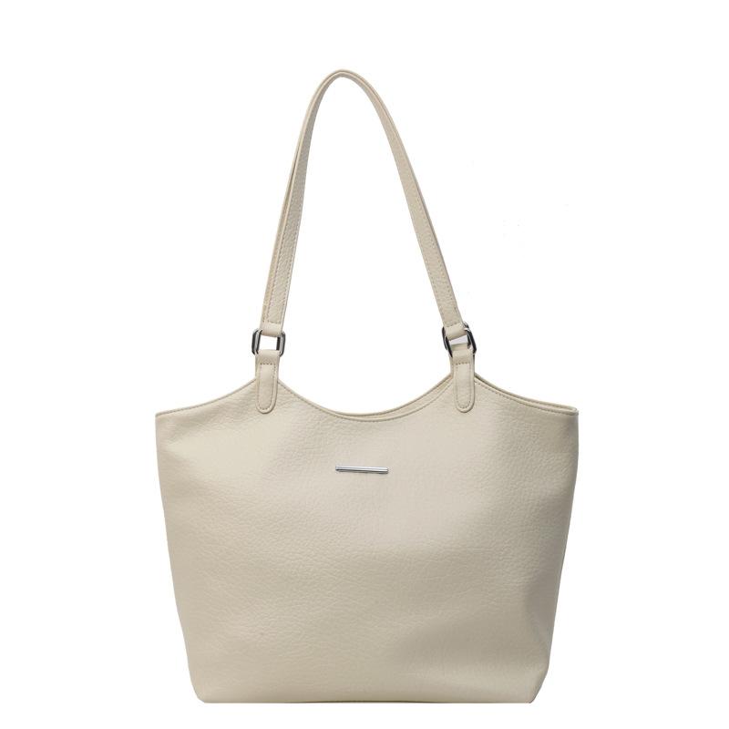 Retro Handbag Bag Texture Large Capacity Women's Bag New Simple Commuter Bag Fashion Shoulder Armpit Bag