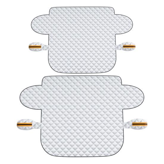 Универсальный магнитный чехол для лобового стекла автомобиля от снега с солнцезащитным и противоморозным дизайном