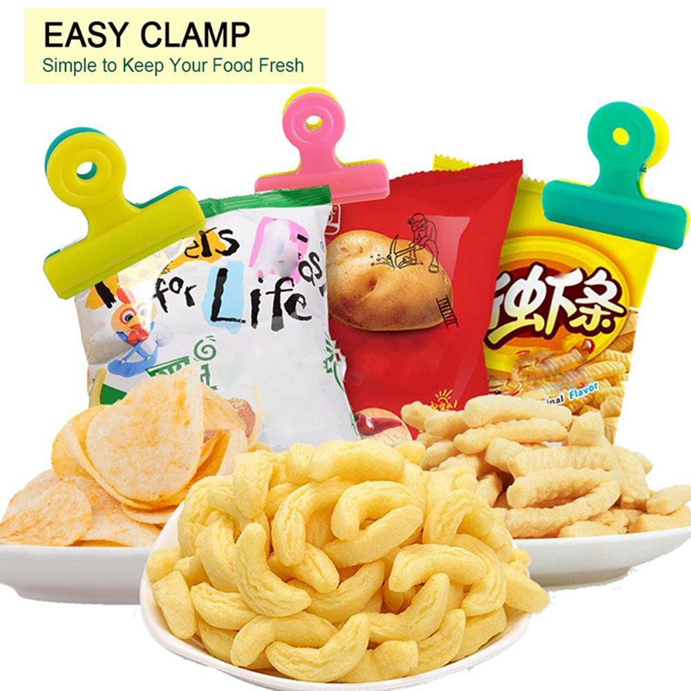Многофункциональные кухонные инструменты Плотно закрывающийся зажим Зажимы для держателя файлов Зажимы для свежих продуктов Зажим для пакетов Зажим для чипсов