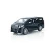 1/29 Electric Car Model Toyota Alphard Boy Collection Pull Back Extended Alloy Cars Men's Souvenir Birthday Gift for Children