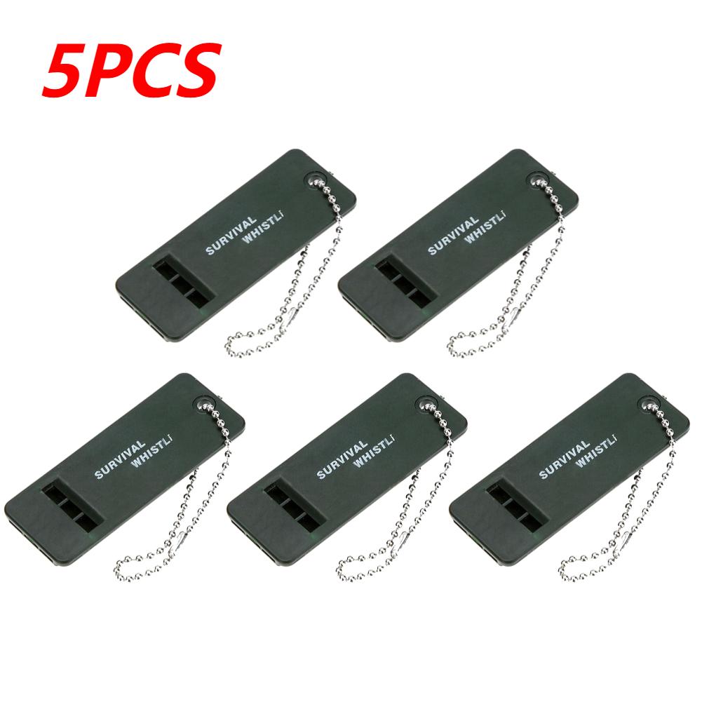 1-10PCS 3-Frequency Whistle High Decibel Survival Whistle Outdoor Hiking Camping Emergency Survival Whistle Whistle
