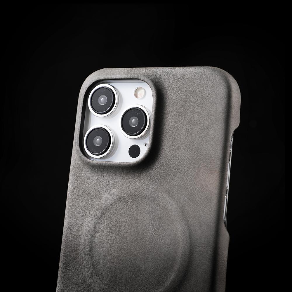 Магнитный чехол из натуральной овчины для iPhone Air 12 13 14 15 16 17 Pro Max 15pro Зарядка Бизнес Для MagSafe Чехол
