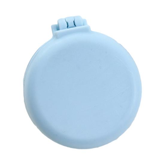 Yousheng Air Cushion Comb Cute Candy Color Portable Folding Comb with Mirror Gentle Massage for Tangle-Free Hair