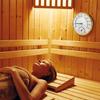 Sauna Thermometer Easy-to-read Fahrenheit Hygrometer Precision Stainless Steel Humidity Tester for Room Hotel
