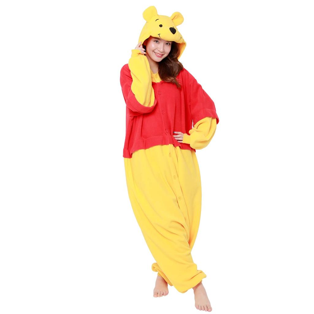 Kigurumi из флиса с персонажем SAZAC, размер подходит для Дисней Винни-Пух (Один Все) -
