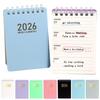 2026 Day Planner A7 Pocket Size Coil Notebook for Law Nursing Sketching Office Task Organizer for Work Study Planning