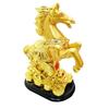 Exclusive Golden Set of 1 Polyresin Fengshui Victory Running Horse for Positive Energy Vibrations