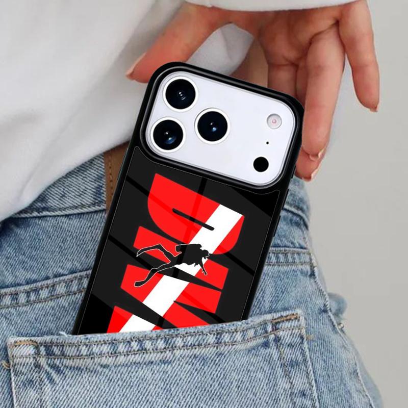 Водонепроницаемый чехол для телефона для дайвинга Scuba Diver для iPhone 17ProMax 12 13 14 15 16e 17 Pro Max Plus Air Cover