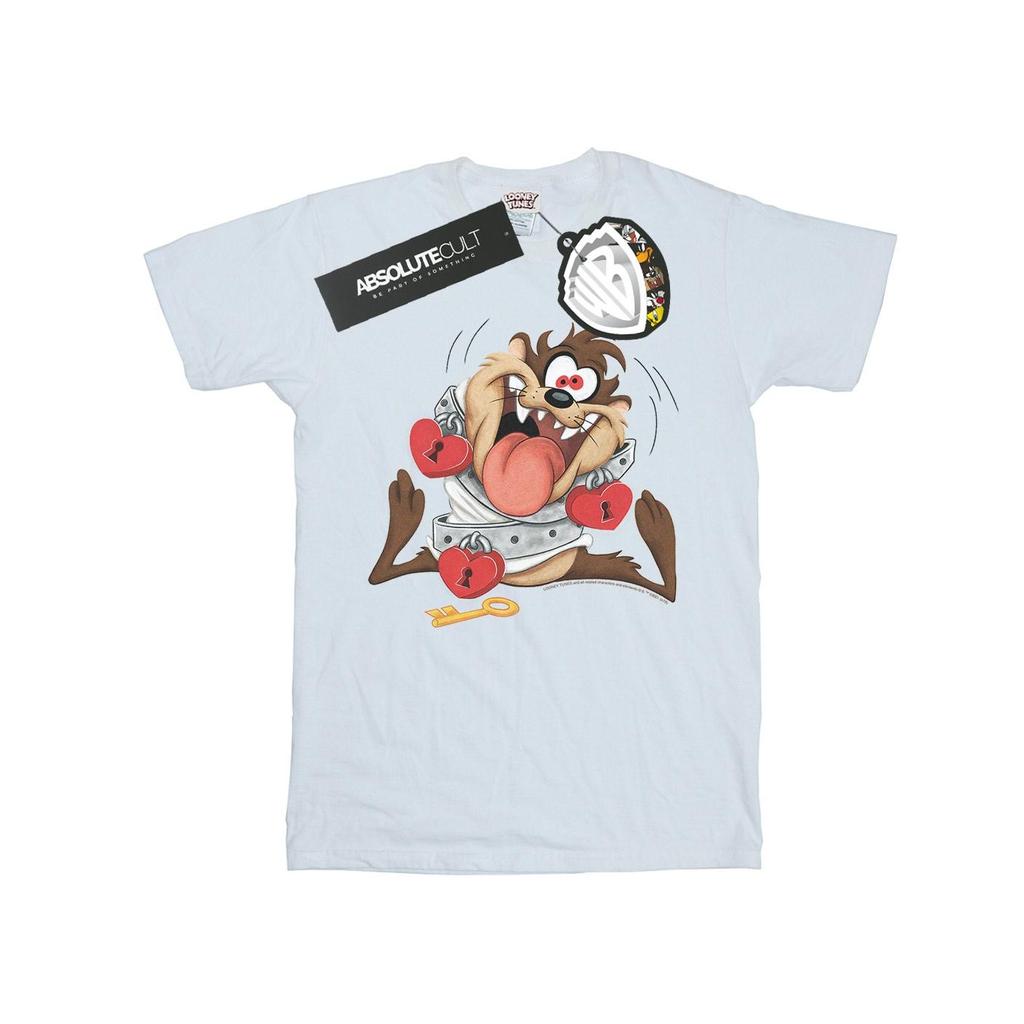 Looney Tunes Mens Taz Valentine´s Day Madly In Love T-Shirt