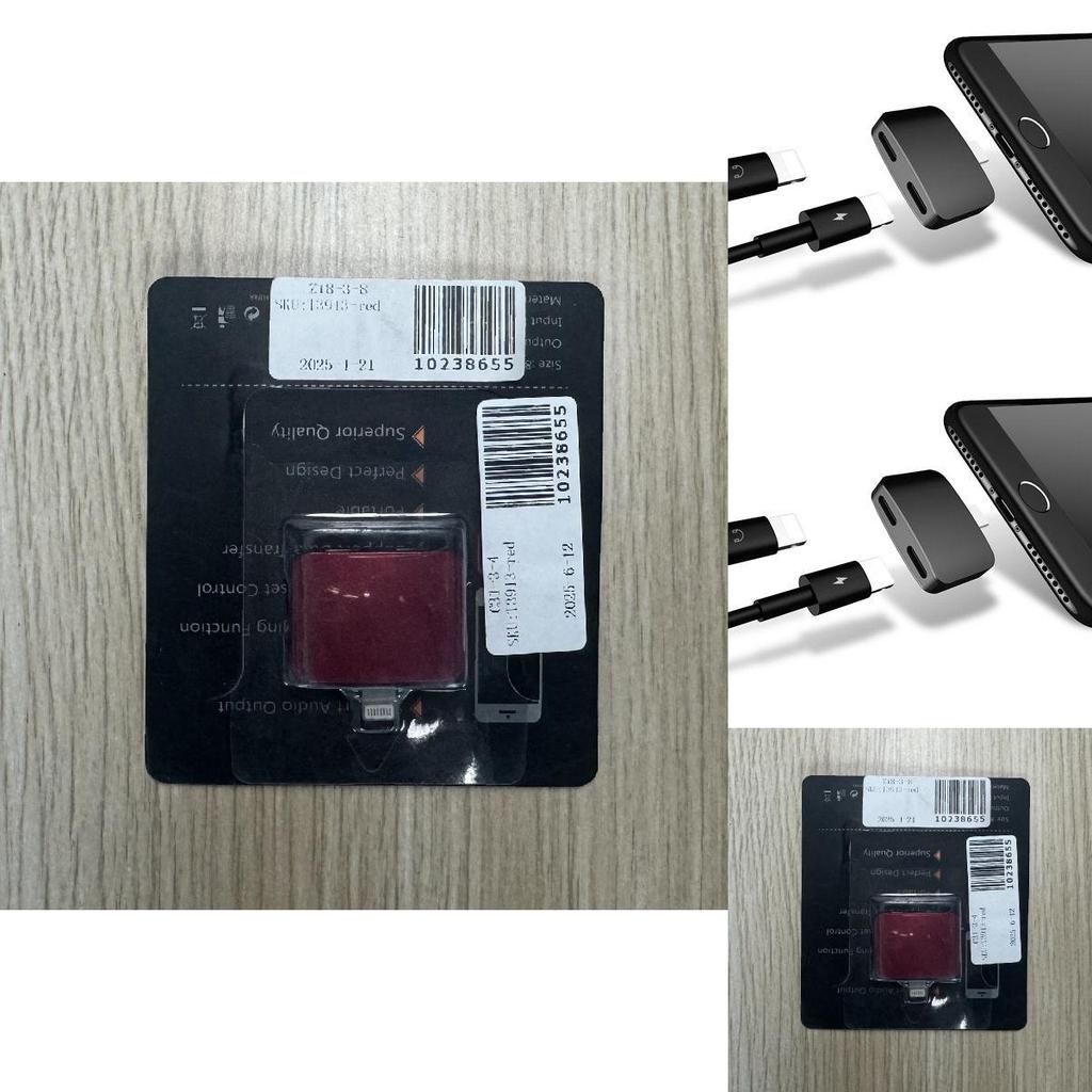 Адаптер Apple Lightning для наушников для прослушивания и зарядки на iPhone 7 — 11