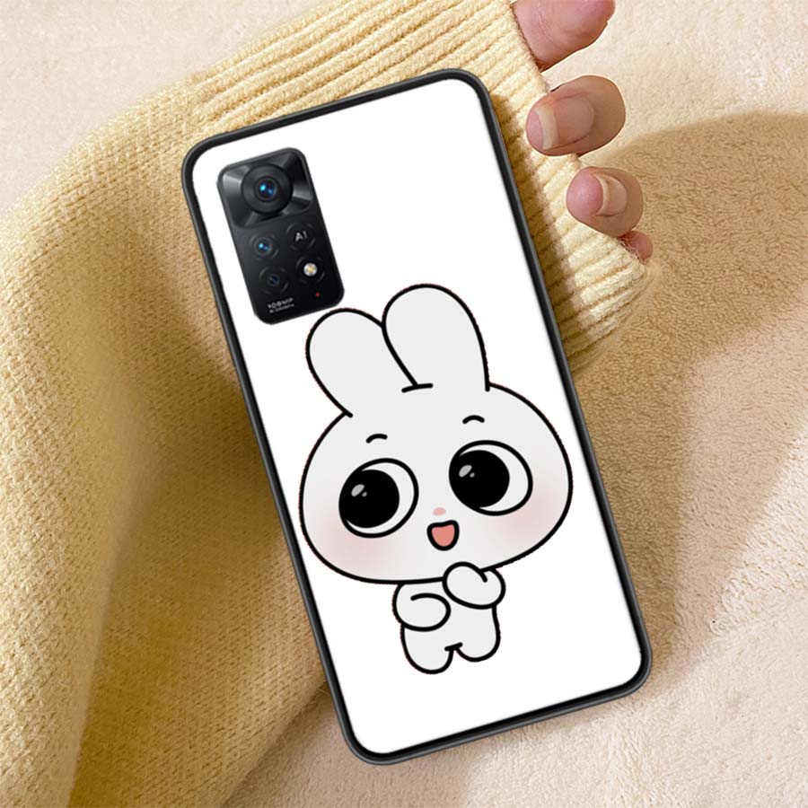Cute Cartoon K-Kkamang Phone Case For Redmi Note 13 14 15 Pro Plus 12 13C 12C 15C 9 10 10C 9T 9C 9A TPU Soft Cover Clear Cell Ca