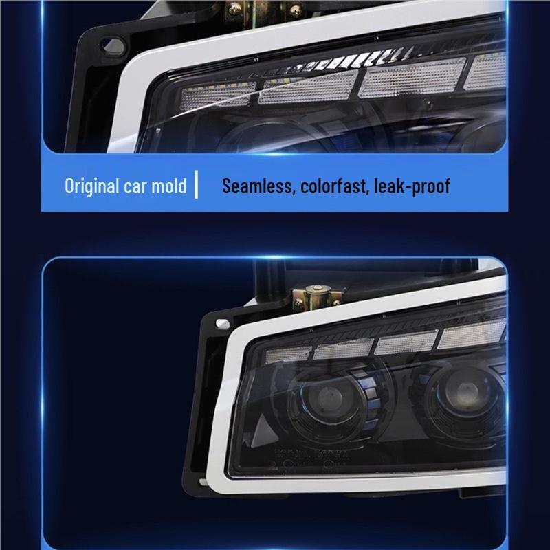 Светодиодные фары Full LED с двумя линзами для Sinotruk Howo 380/336, Супер яркий направленный поток.