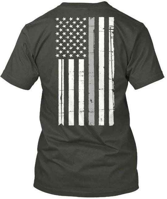 Thin Silver Line - Al TTshirt Made in the USA Size S to 5XL