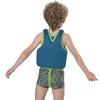 Summer Children Sleeveless Zipper Swim Life Jackets Kids Boys Girls Adjustable Life Vests Cartoon Balanced Flotation Swimsuit