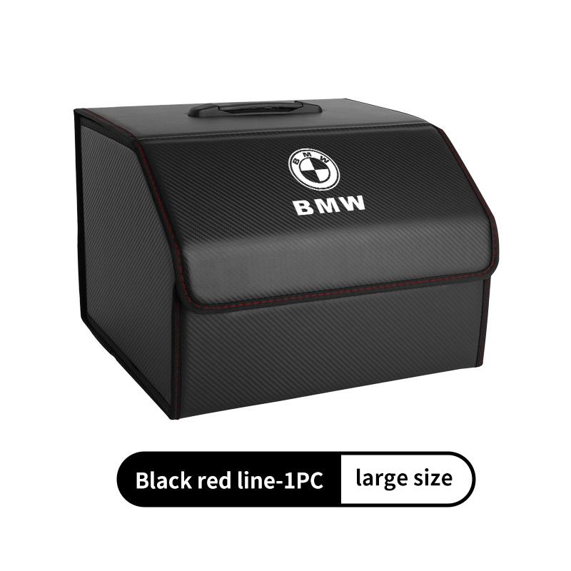 SHEJ3 Big Capacity Car Storage Box Trunk Organizer Durable Collapsible For BMW Performance X1 M3 M6 F01 F02 E34 E36 E60 F10 F20 X6