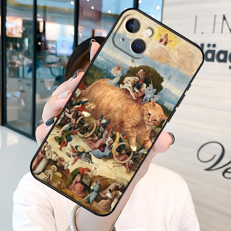Hieronymus Bosch Art Painting Bumper Phone Case For iPhone 11 12 13 14 15 16 Pro X XR XS Max Plus Back Cover