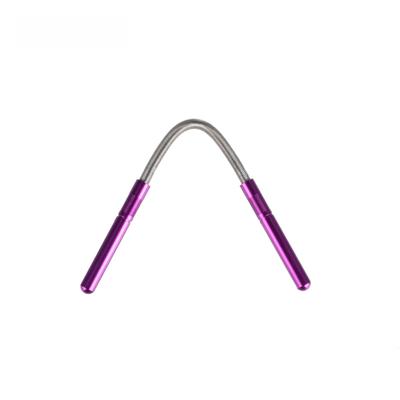 Прибор для удаления волос из нержавеющей стали и алюминия с цветной ручкой