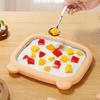 No-Electricity Required Frozen Dessert Tray Rounded Corners Rolled Ice Cream Maker  Party