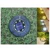 Solar Powered Ground Light 16 LEDs Outdoor Lawn Lights Waterproof Energy-Saving Garden Arrangement Landscape Lamp