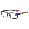 Reading Glasses Men Women Sports Anti-Blue Light Reading Eyewear Black Red  Frame Presbyopia Eyeglasses +100 To+400 Glasses