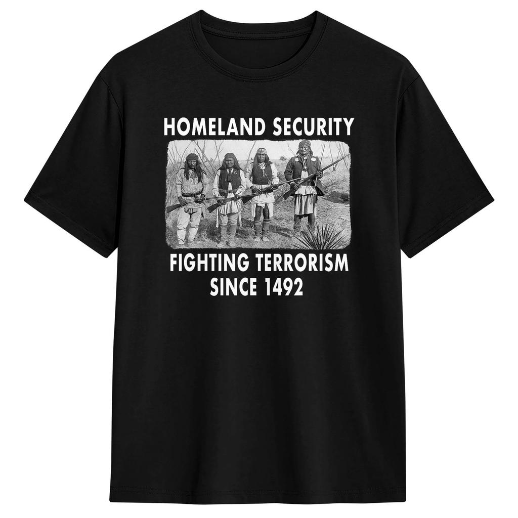 Унисекс Женская Футболка Homeland Security Борьба с Терроризмом Футболки Харадзюку Летняя Футболка Уличная Одежда Хлопковая Одежда Подарок